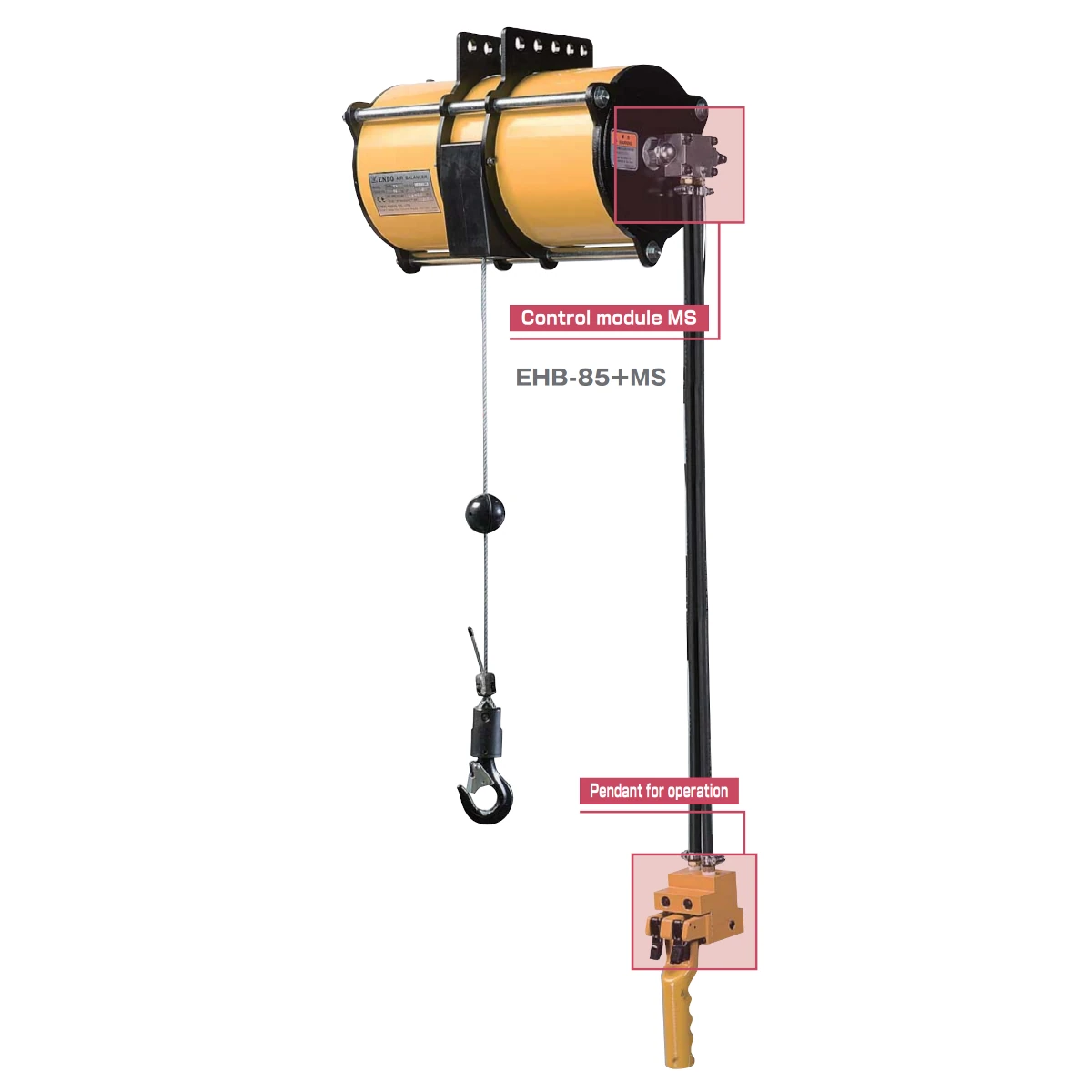 ENDO ATEX пневматичен балансьор EHB (модул MS) 0–270 kg