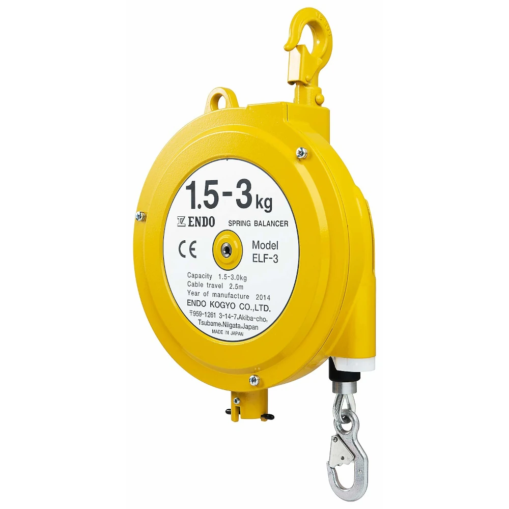 ENDO Пружинен балансьор с дълъг ход (ELF-3), 1,5–3 kg
