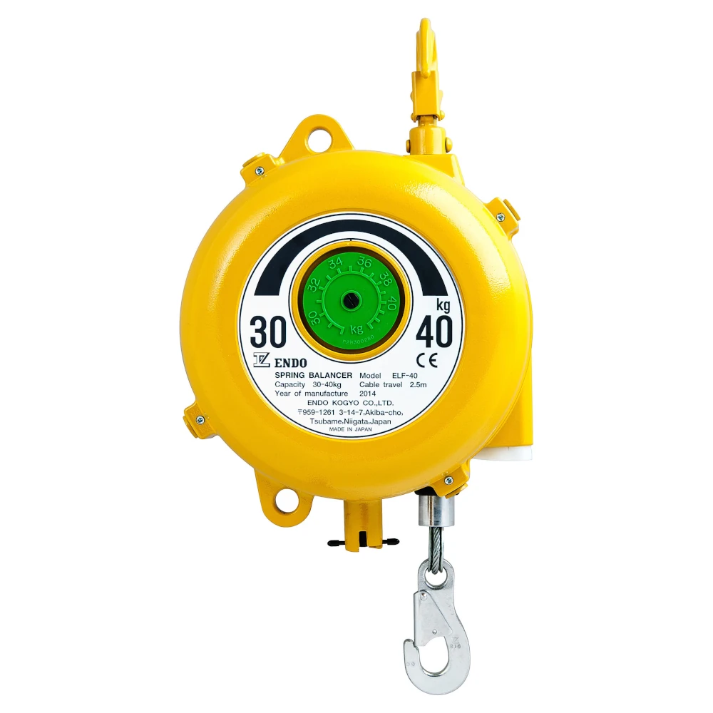 ENDO пружинен балансьор с дълъг ход (ELF-40), 30–40 kg