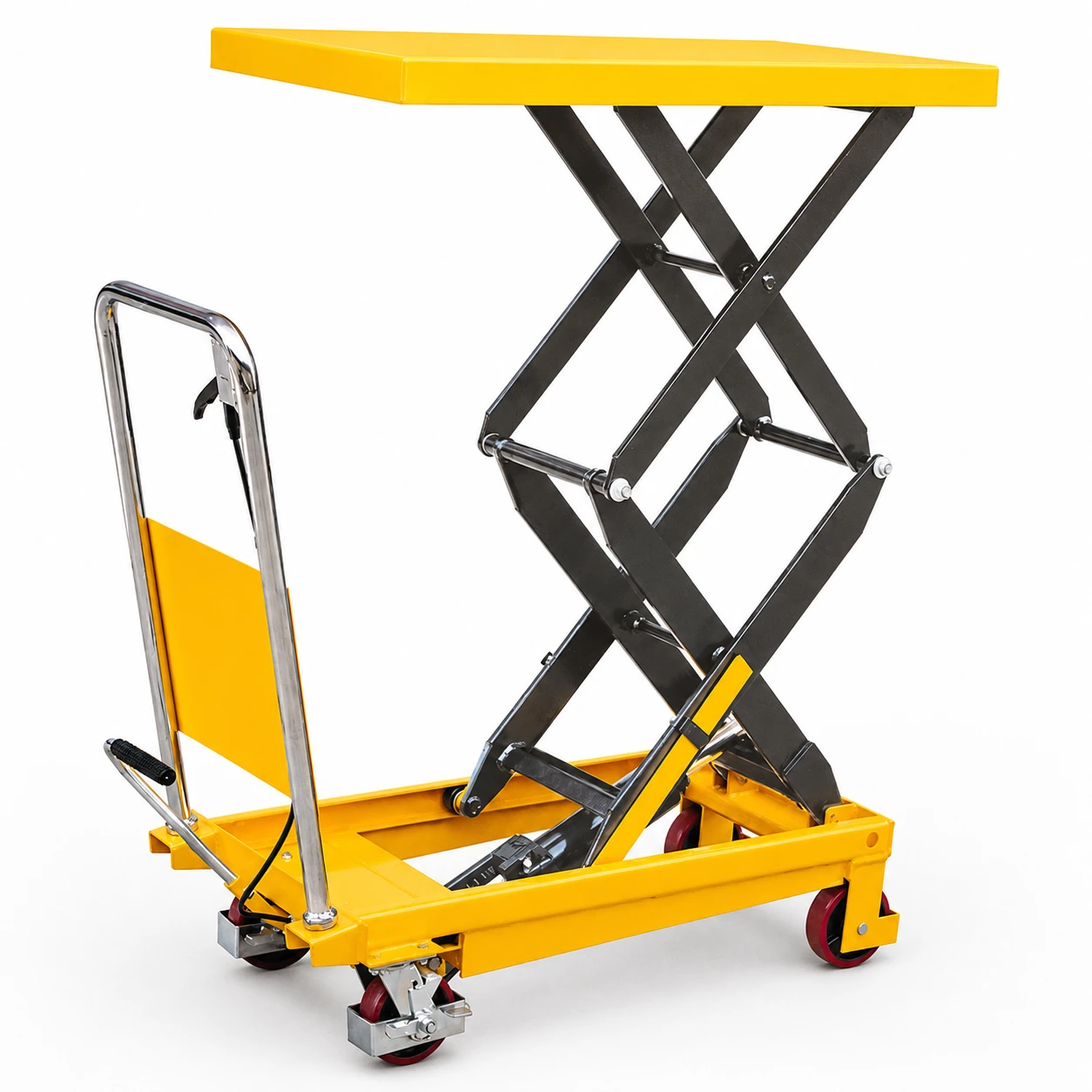 Мобилна подемна маса с двойна ножица (MPS150D), 150 kg, 1100 mm