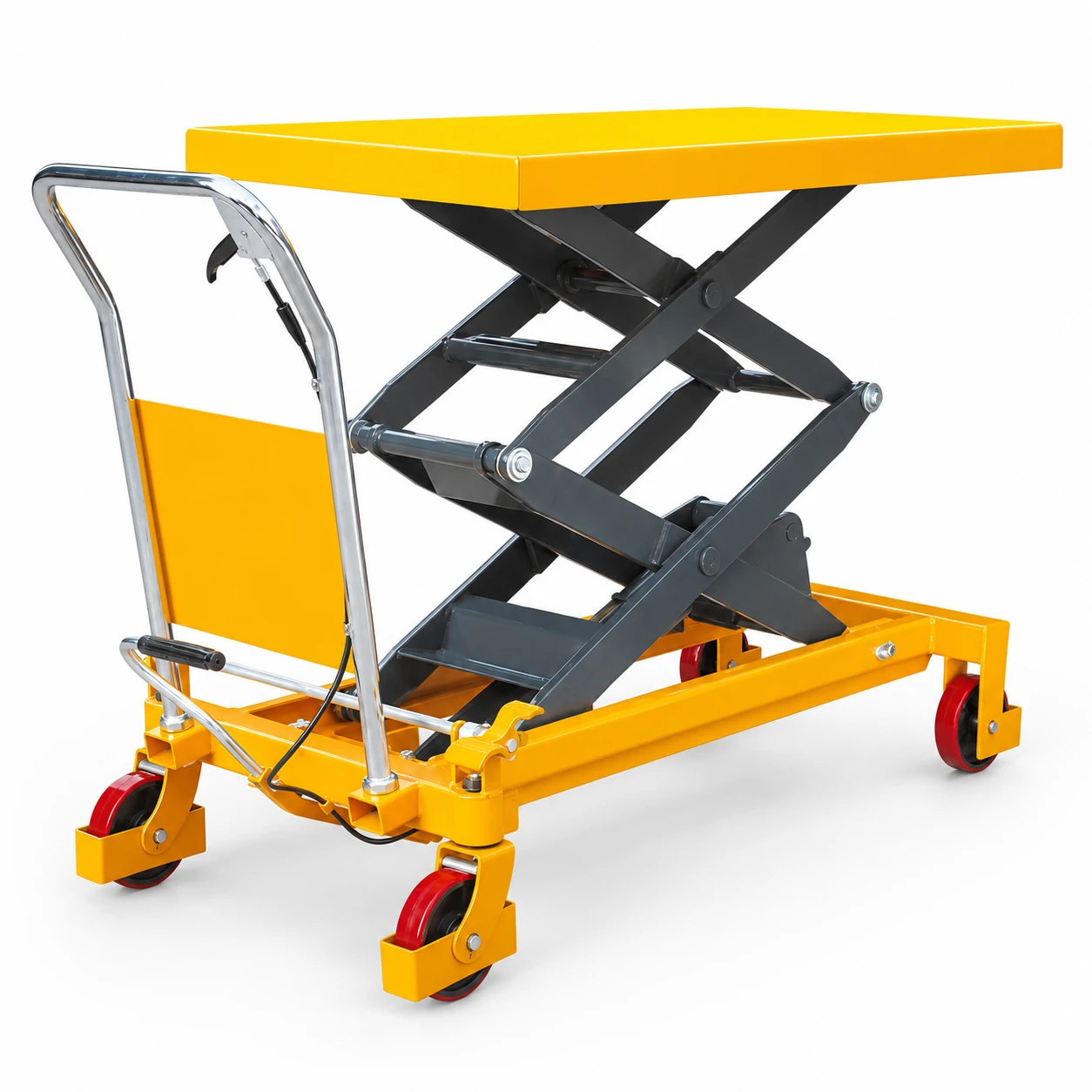 Мобилна подемна маса с двойна ножична конструкция (MPS800D), 800 kg, 1500 mm