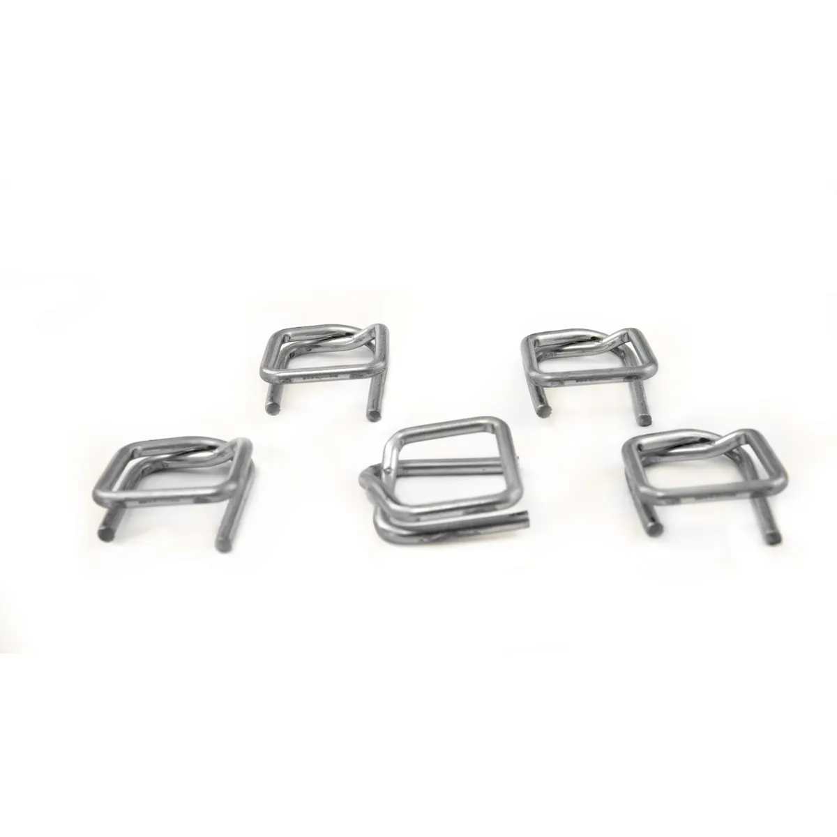 Поцинковани телени катарами за полиестерна опаковъчна лента (BUCKLES-13G), 13 mm