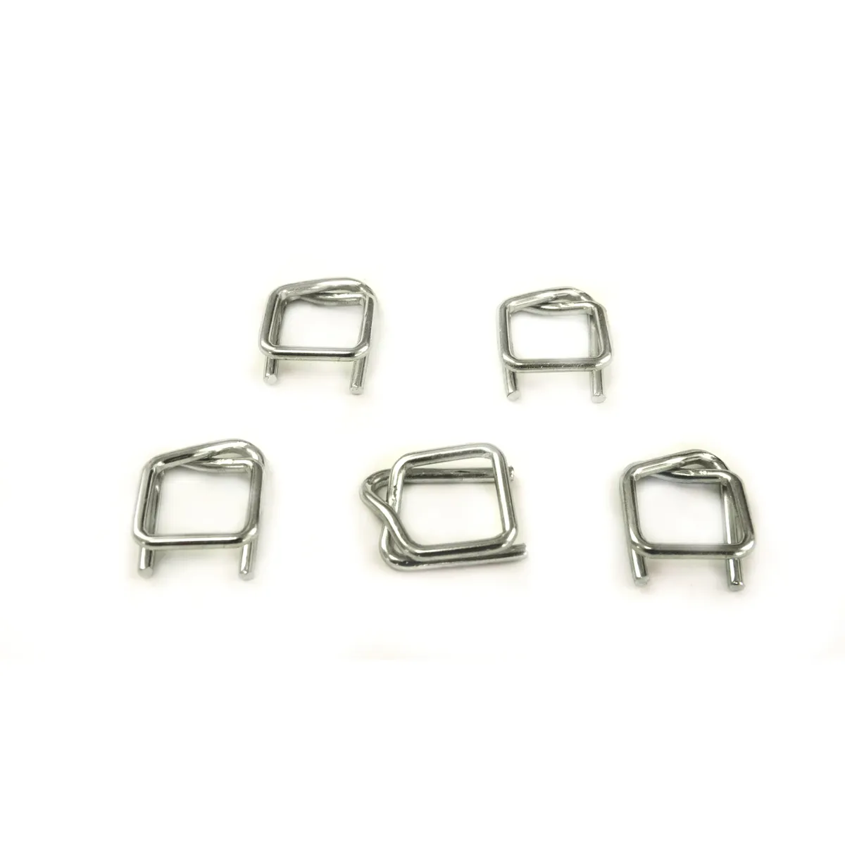 Поцинковани телени катарами за полиестерна опаковъчна лента (BUCKLES-16G), 16 mm