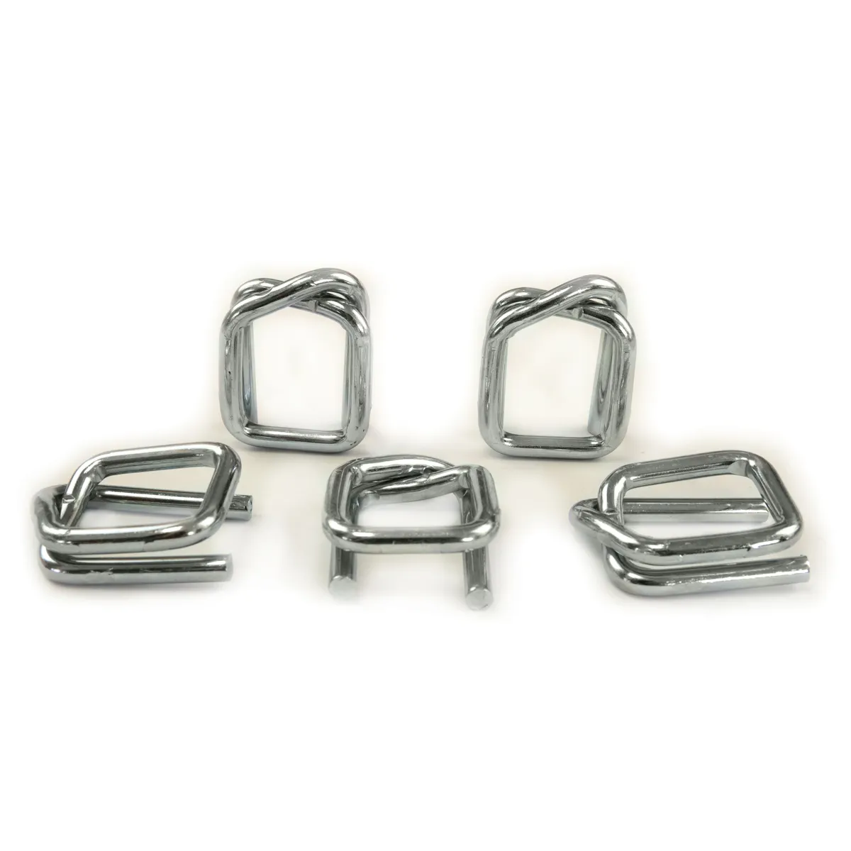 Поцинковани телени катарами за полиестерна опаковъчна лента (BUCKLES-25G) 25 mm