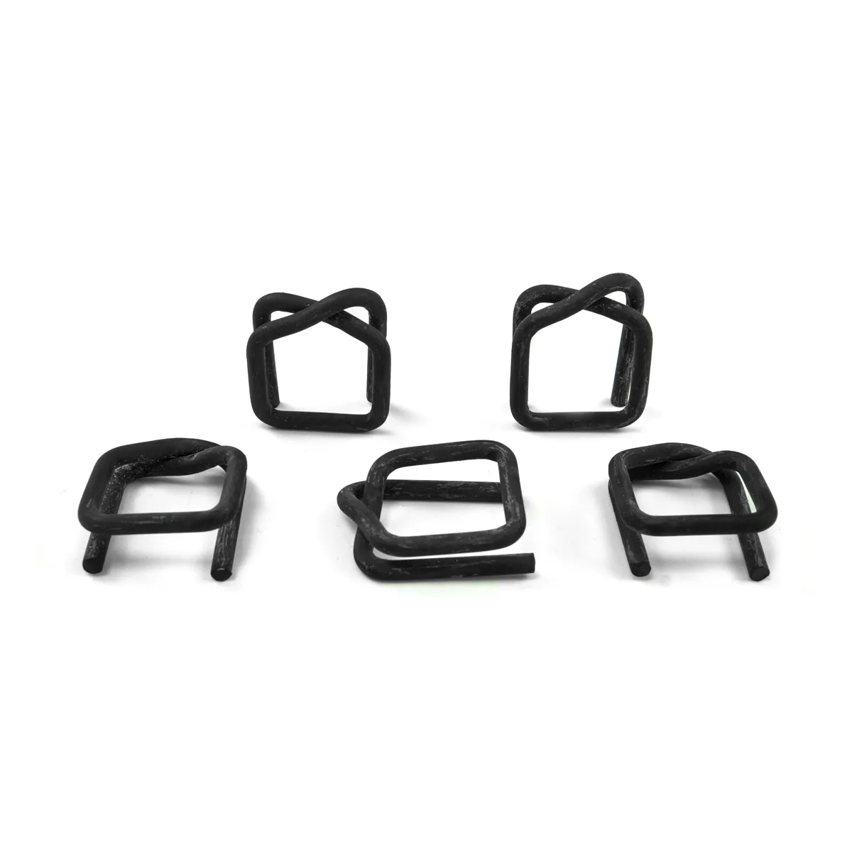 Фосфатирани телени скоби за полиестерна чембер лента (BUCKLES-25F), 25 mm